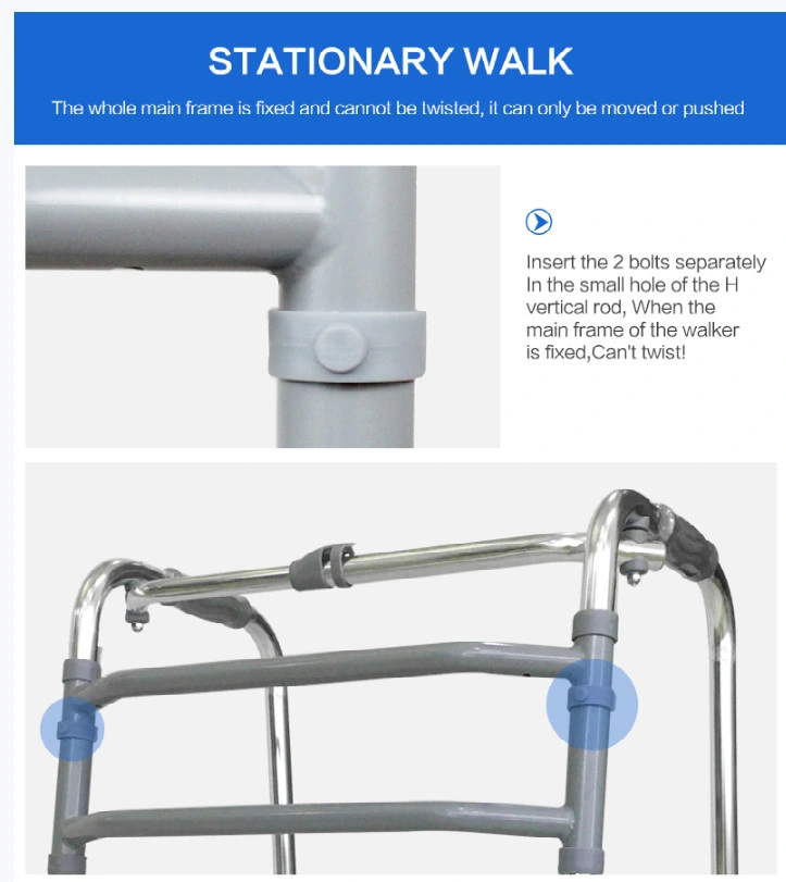 Walking Aid Children&prime;s Standing Frame Height Adjustable Support for Disabled Walkers