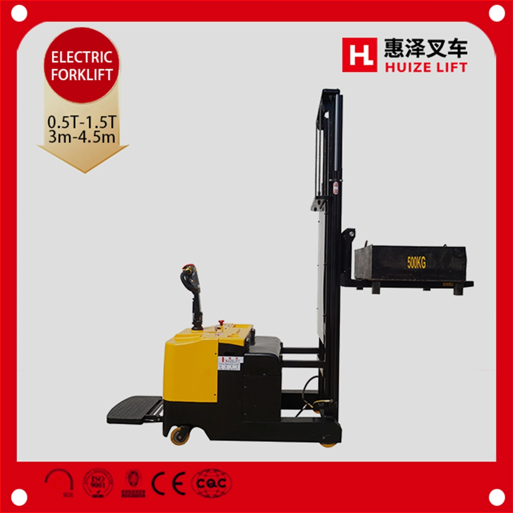 Top Quality Four-Wheel Electric Balance Weight Battery Forklift with CE/ISO