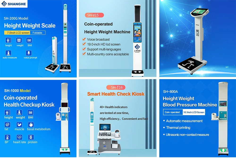 Height and Weight Machine for Measuring Weight, Height and Mass