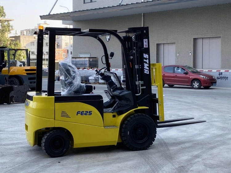 Stma 2500kg Capacity Battery Forklift 5500lbs Carretilla Elevadora with 4500mm Triplex Mast