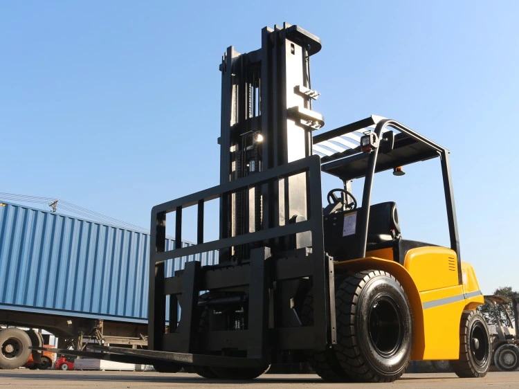 Stma Electric Forklift Manufacturers 6ton Lift Truck with Double Front Tires