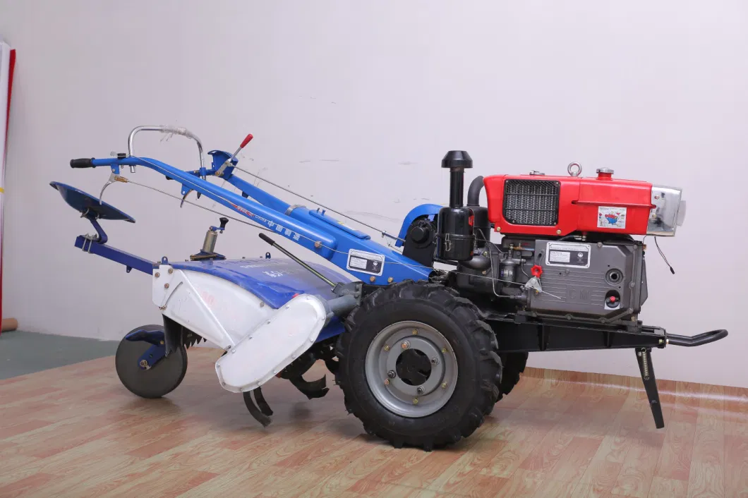 Farm Machinery Hand Walking Tractor Farm Walking Tractor Trade 8HP Diesel Walking Tractors Kubota Two Wheel Mini Farm