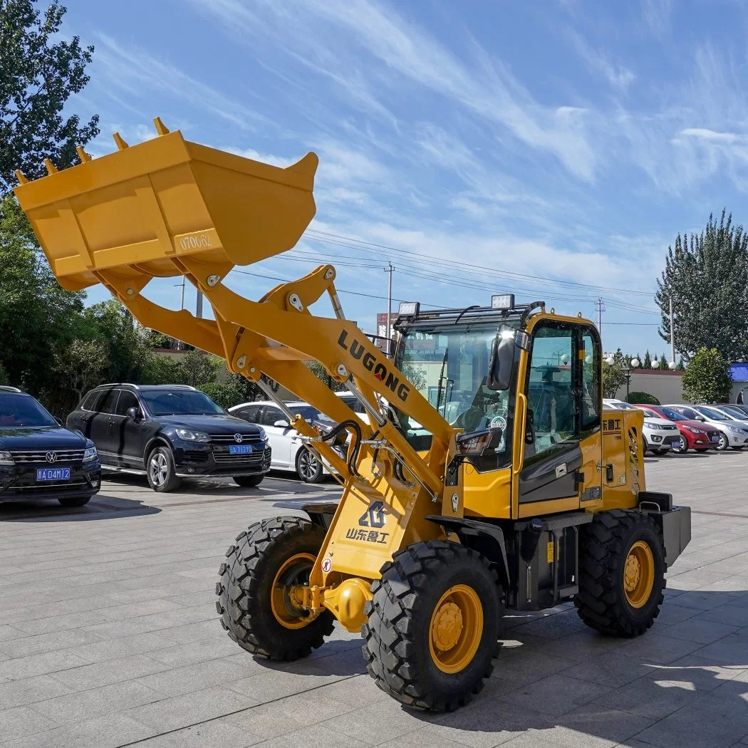 Chinese Factory CE Approved 1 Ton Mini Compact Garden Articulated/Multifunctional Front End Small/Mini Wheel Loader T916 Price with Kubota/Yanma Engine