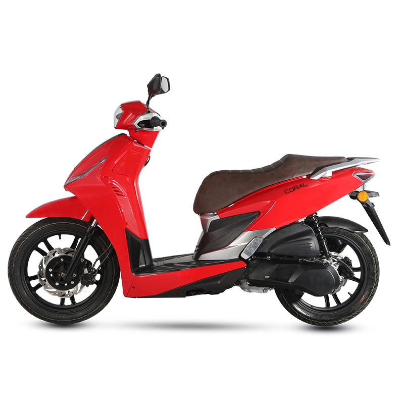 Scooters Gasoline Motorcycle High Power Cheap Gasoline Scooter Euro 5 4-Stroke New Own Design 16&prime; Tire 50cc 125cc 150cc 175cc