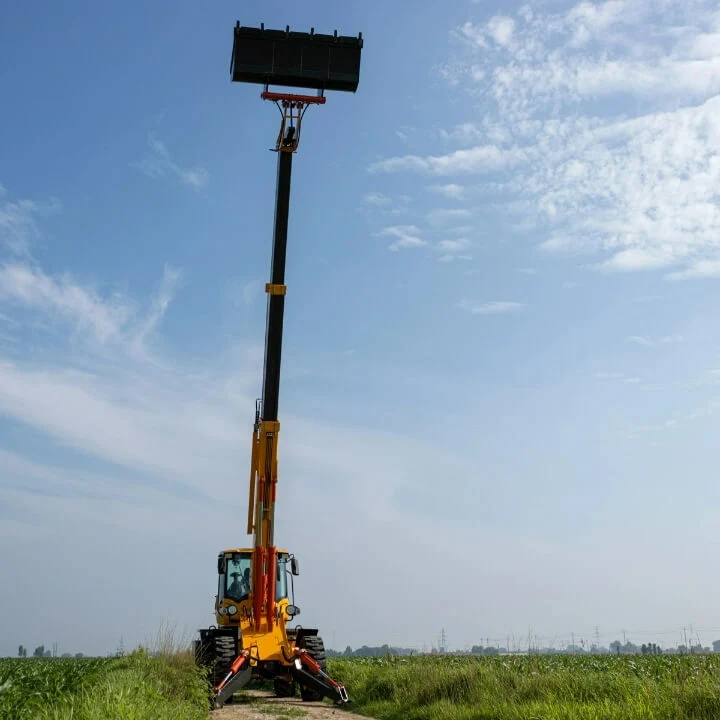 Mini Construction Machinery Telescopic Wheel Loader 2.5ton 3ton Micro Compact Hydrostatic Loaders Articulated Garden Shovel Tractor Machine