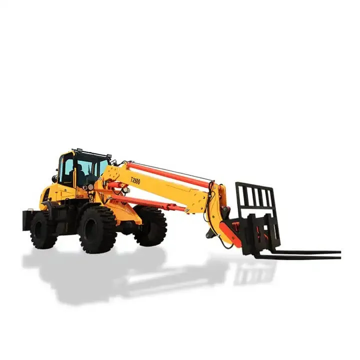 Mini Construction Machinery Telescopic Wheel Loader 2.5ton 3ton Micro Compact Hydrostatic Loaders Articulated Garden Shovel Tractor Machine