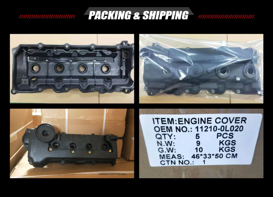 Nitoyo Engine Parts 11201-0c010 Engine Valve Cover for Toyota Hilux