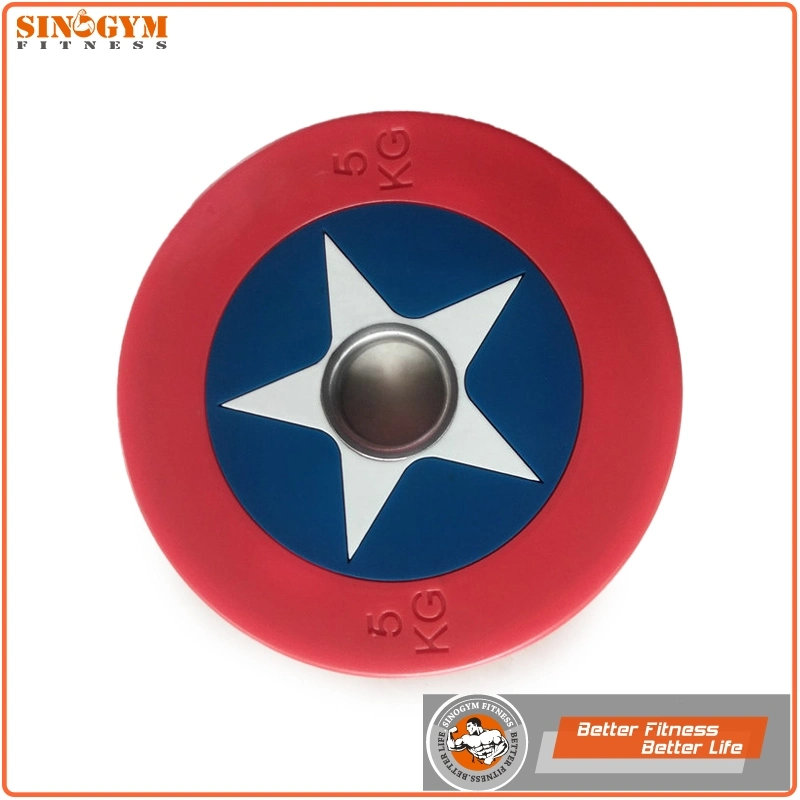 American Captain PU Urethane Coated Barbell Weight Plate