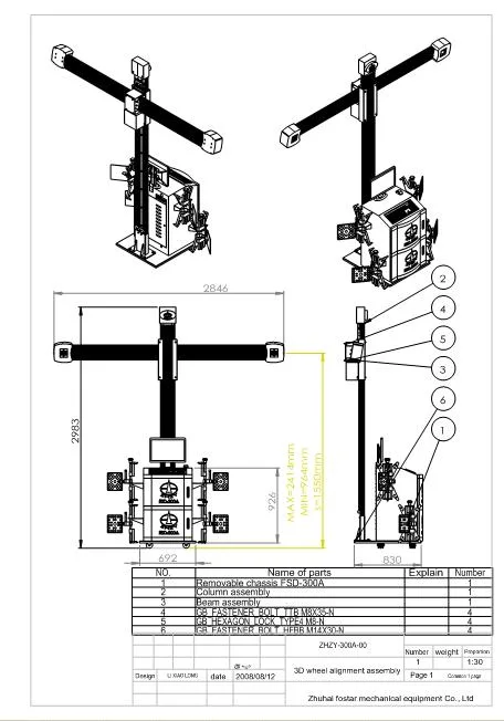 Fostar ISO-Certified Brics-Approved Famous Chinese Automobile Mechanical Worshop-Oriented Generic Wheel Balancing Machine