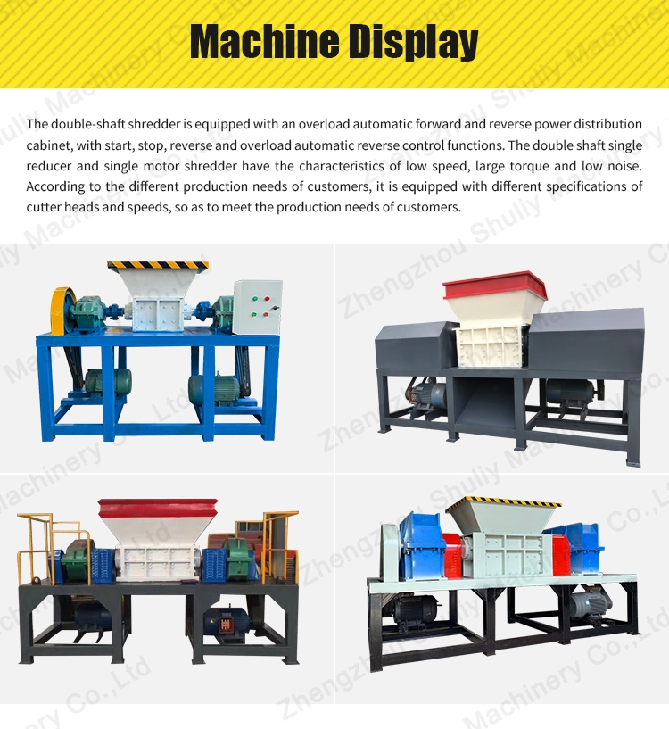 Movable Shredder Scrap Metal Shredder Shredding Machine with Wheels