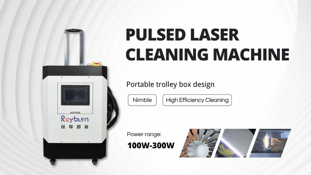 Portable Handheld Pulsed Laser Concrete Mill Removing Cleaning Rust Painting Removal Laser Clean Machine