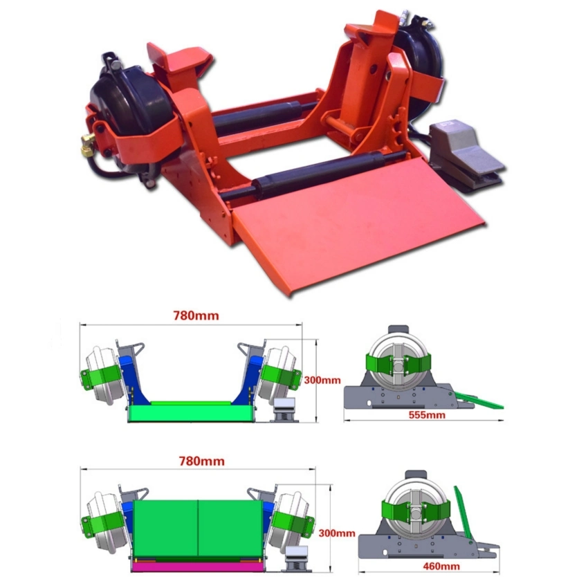 Mobile Tyre Changer Machine Price Truck Tire Changer Tools for Large Wheels