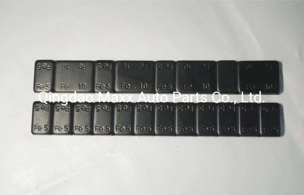 Black Coated Wheel Balance Weight Sticker Wheel Balancing Weight