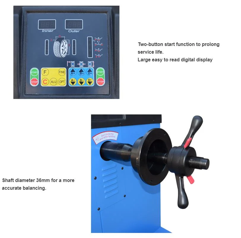 Tyre Changer and Wheel Balancing Machine