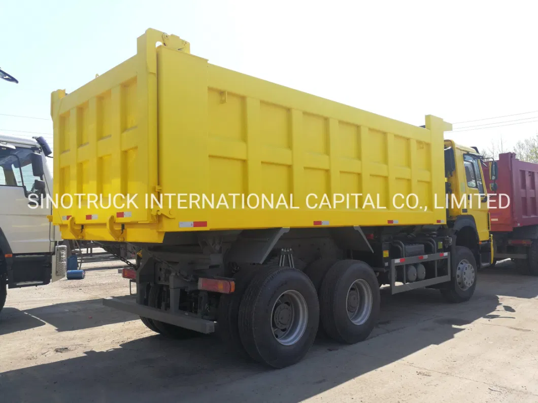 Dump Truck for Pulling Large Stones on Muddy Roads