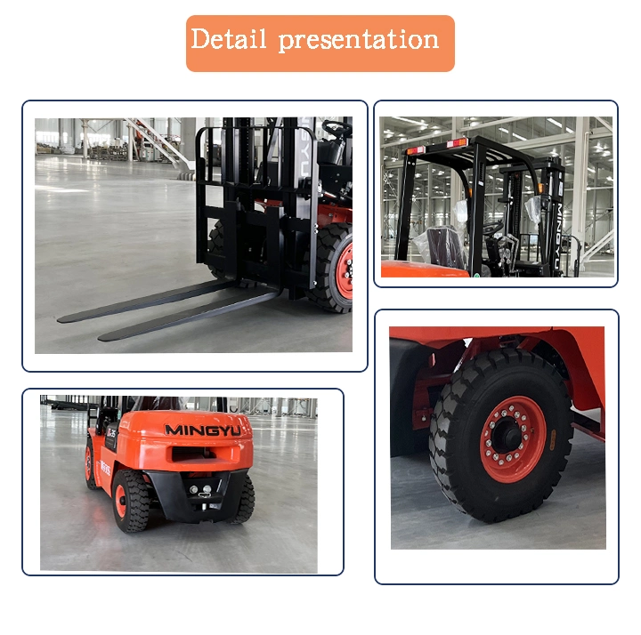 Diesel 500mm Onen Iron Pallet and Plastic Film Hangcha Price Engine Power Forklift