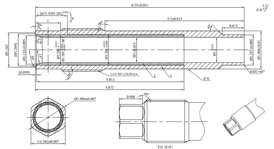 Choke Stem (TC +410SS) for 1502 Choke Valves