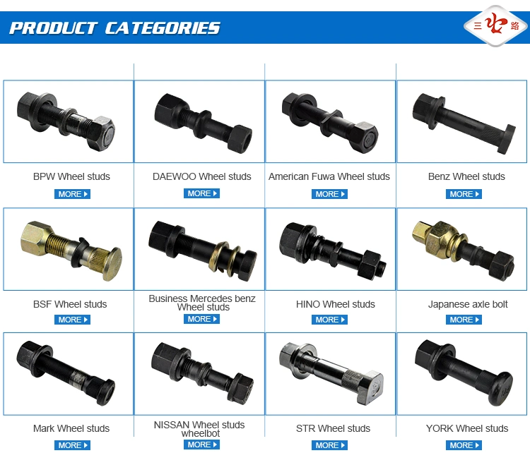 High Quality Hyundai Front 130mm Truck Wheel Bolts