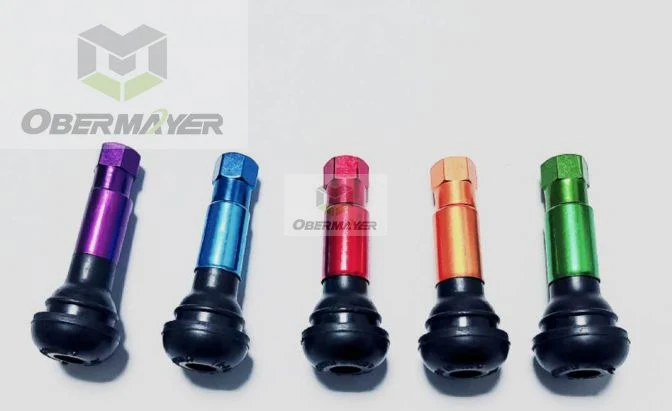 Motorcycle Parts Tr413c Aluminum Tubeless Rubber Air Inflator Tire/Tyre Valves Stem with Chrome Sleeve