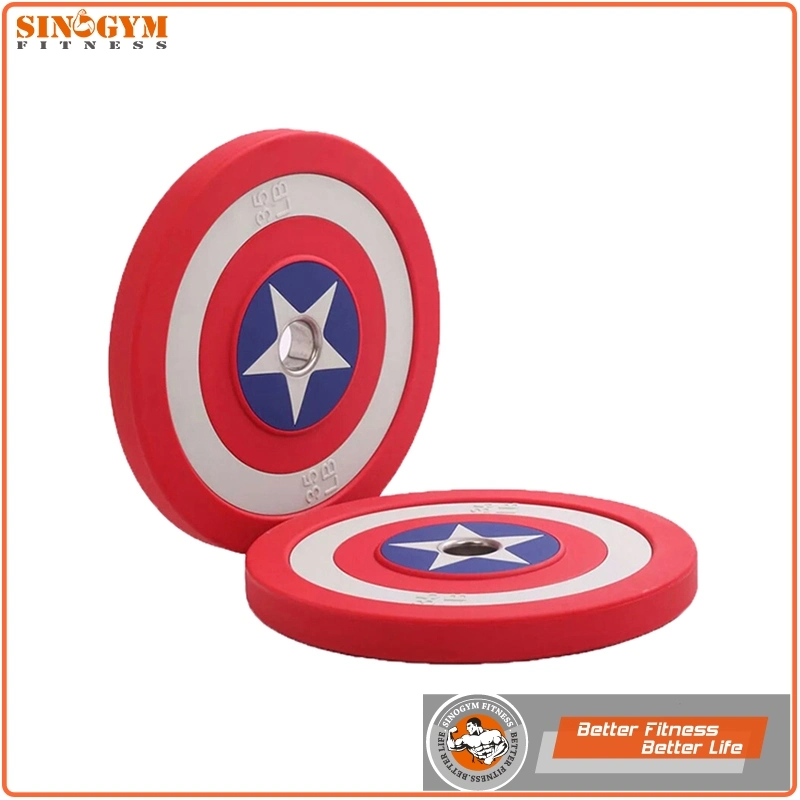 American Captain PU Urethane Coated Barbell Weight Plate