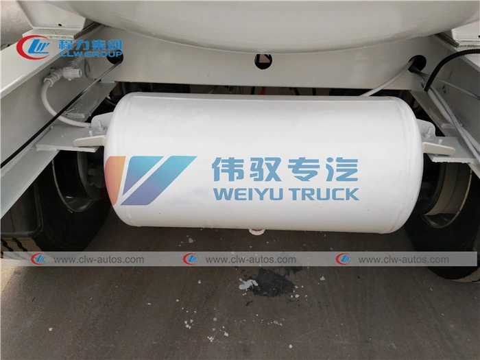 Tanzania 49.6cbm LPG Tanker Semi Trailer Air Bag Suspension 25mt Propane Tanker Truck