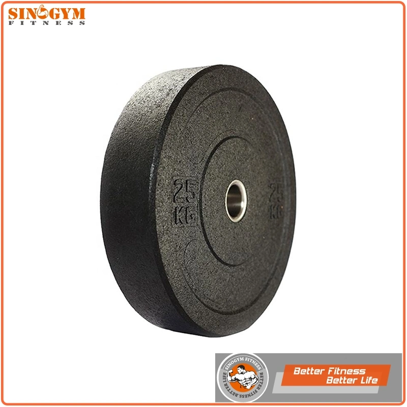 Black High Temp Crump Weight Lifting Bumper Plate