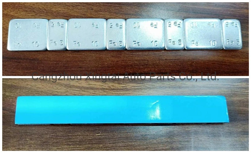Fe Sticker Electroplating Fe Adhesive Wheel Balancing Weight 3m Tape Blue Tape