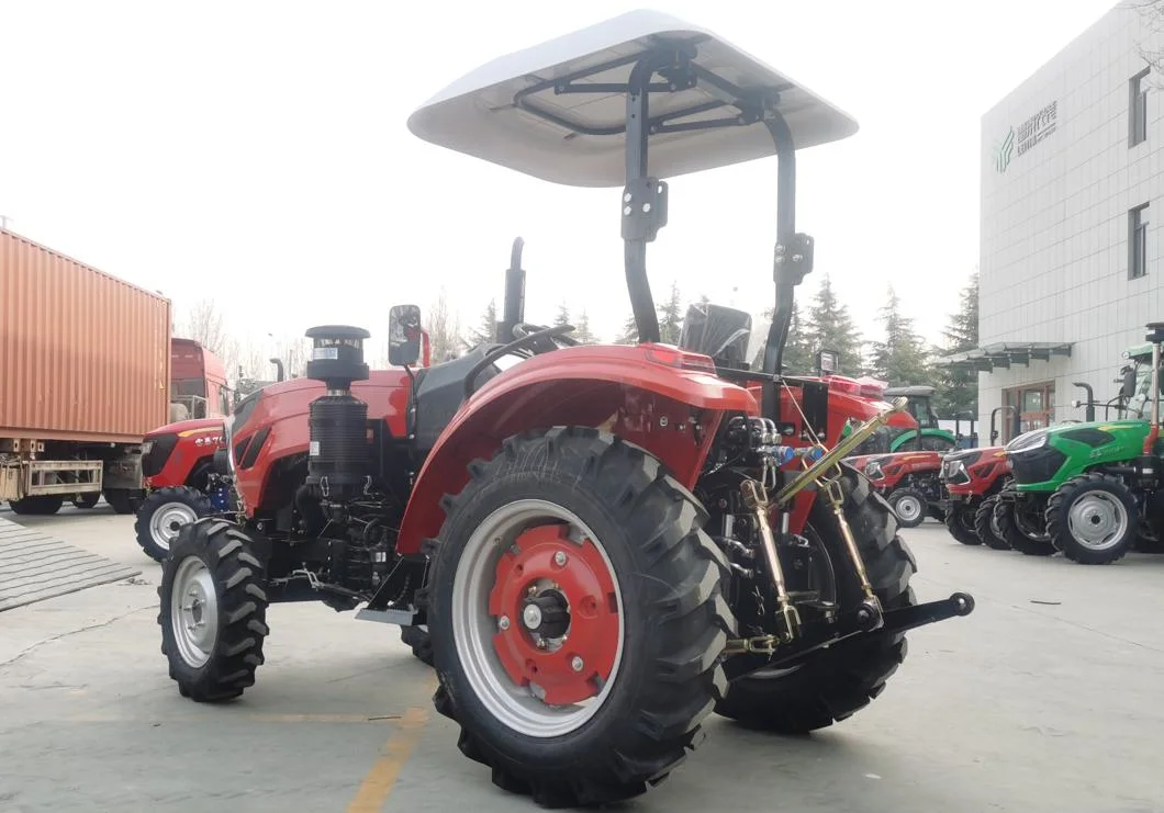 60HP CE Small 4 Wheel Tractor with Front End Loader Kubota Tractors Trucks Agriculture Mini Farm Tractor Lawn Mower 4X4