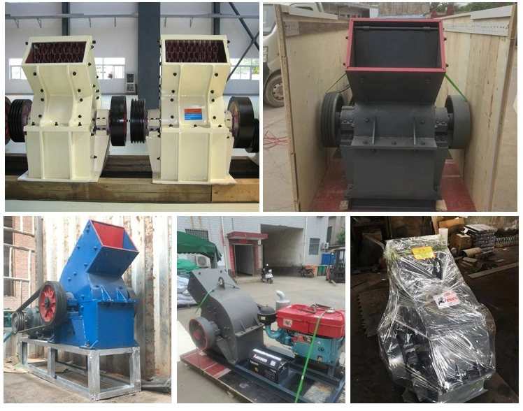 Stone Quarrying Waste Block Hammer Crusher Mill Machine