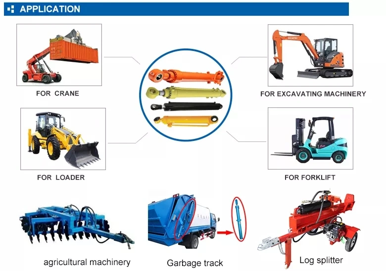 Factory Customize Telescopic Hydraulic Cylinders for Special Purpose Vehicle Machine