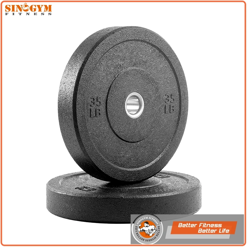 Black High Temp Crump Weight Lifting Bumper Plate