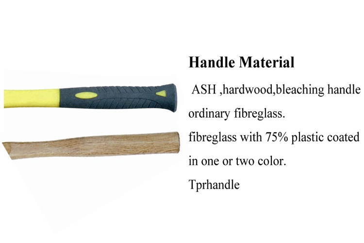 High Quality 25oz Chipping Hammer Forged Claw Hammers Wooden Handle Claw Hammer with Hickory Handle