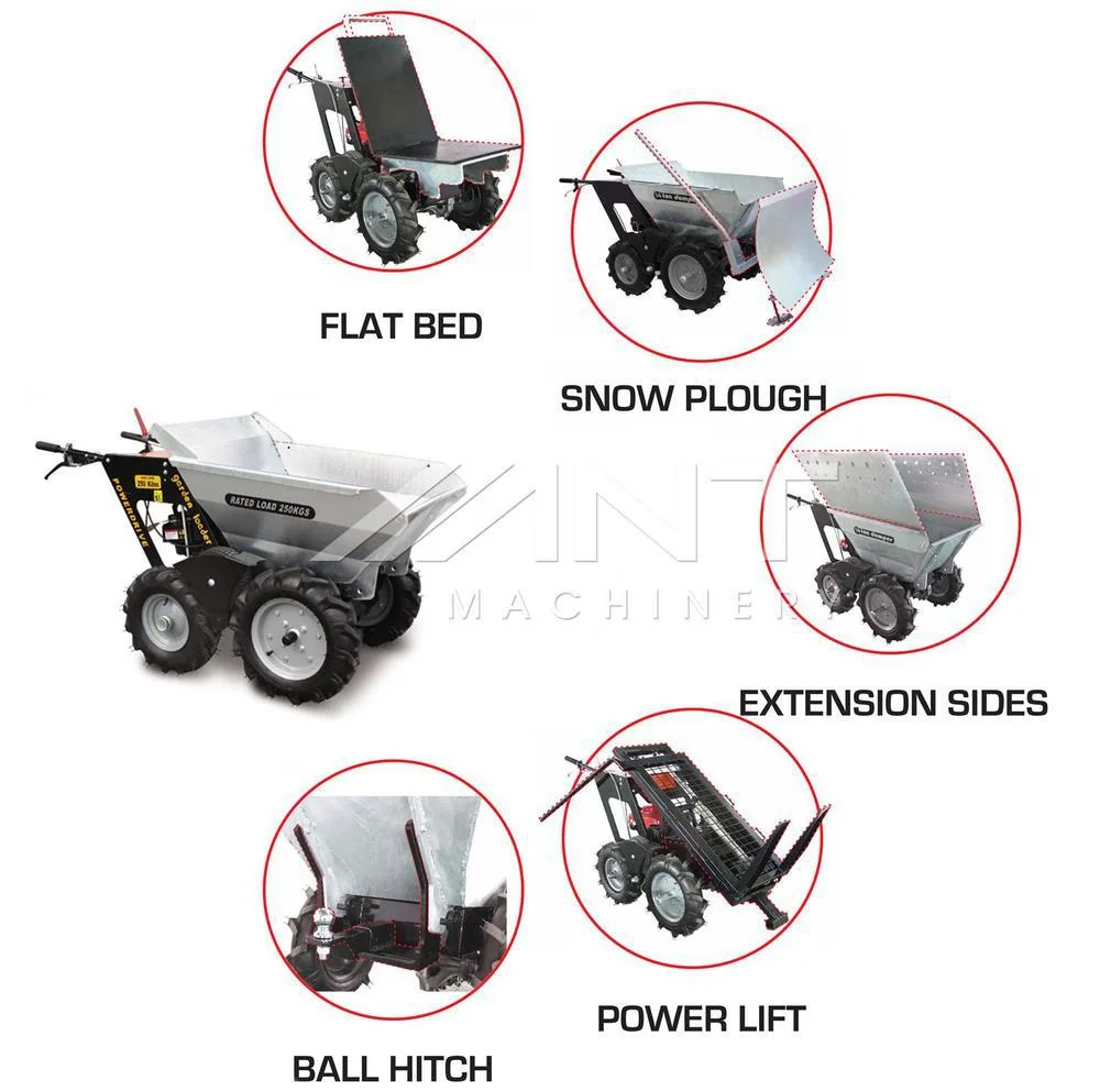 Honda Gas Powered Wheel Barrow with CE By300