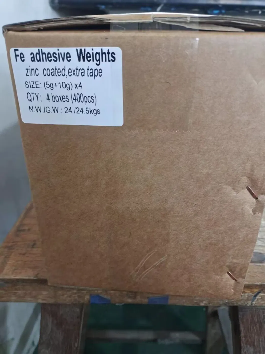 Fe Adhesive /Stick on 5g/10g Zinc Coated Wheel Balance Weight