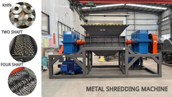 Heavy Industrial Can Iron Aluminum Car Steel Shredding Machine