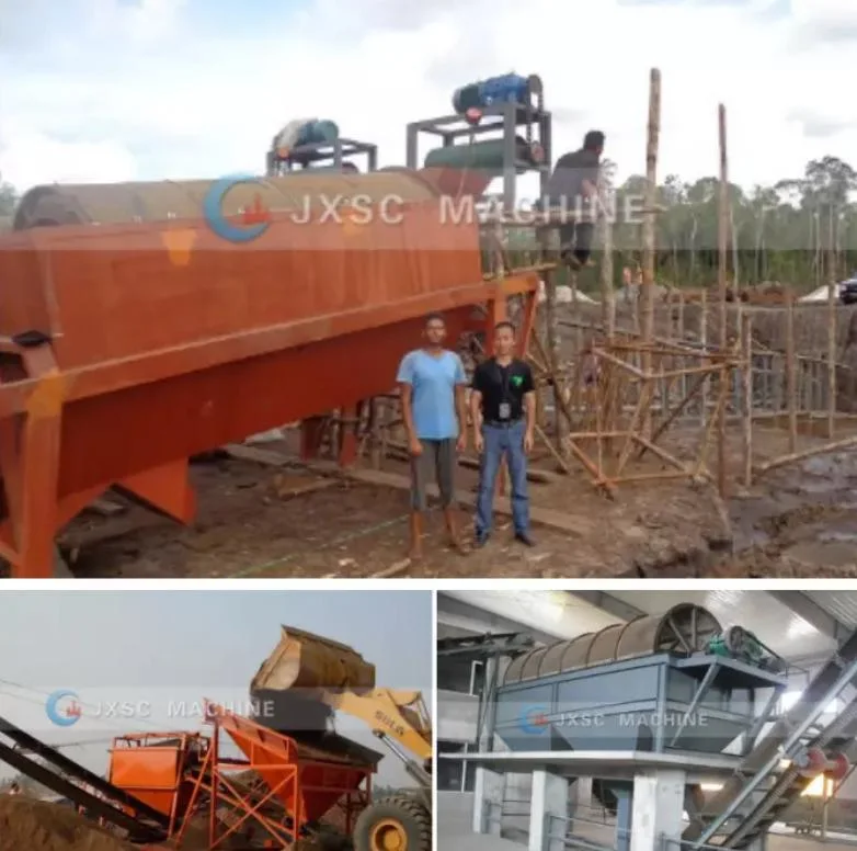 Without Sticky Clay Diamond Mining Machines Trommel Screen for Kaolin