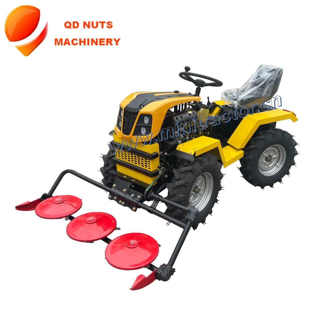 4WD 12-18HP Orchard Tractor Small Four Wheel Farm Tractor Garden Tractor Walking Tractor Mini Tractor for Agricultural Machinery Machine CE