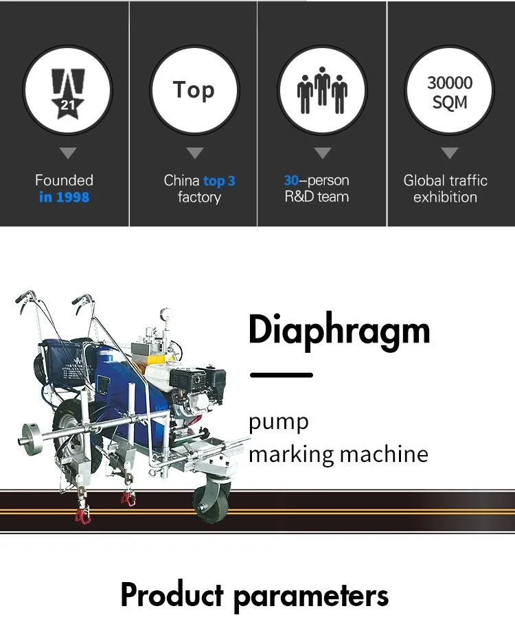 China Reflective Powder Coating Thermoplastic Road Marking Traffic Machine