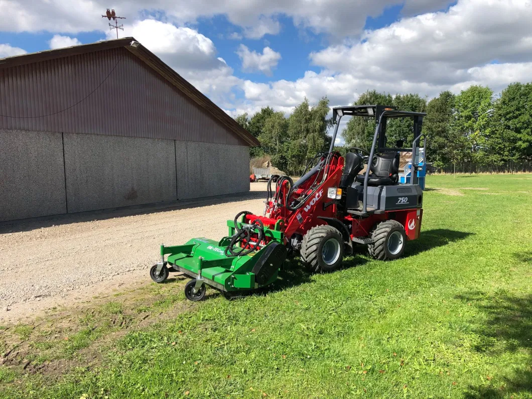 China Manufacturer Compact/Articulated/Multifunctional with 4WD CE/TUV Yanmar/Kubota/ Euro 5 Engine 750/0.6t Wheel Loader for Sales/Hire/Garden/Farm/Small/Mini