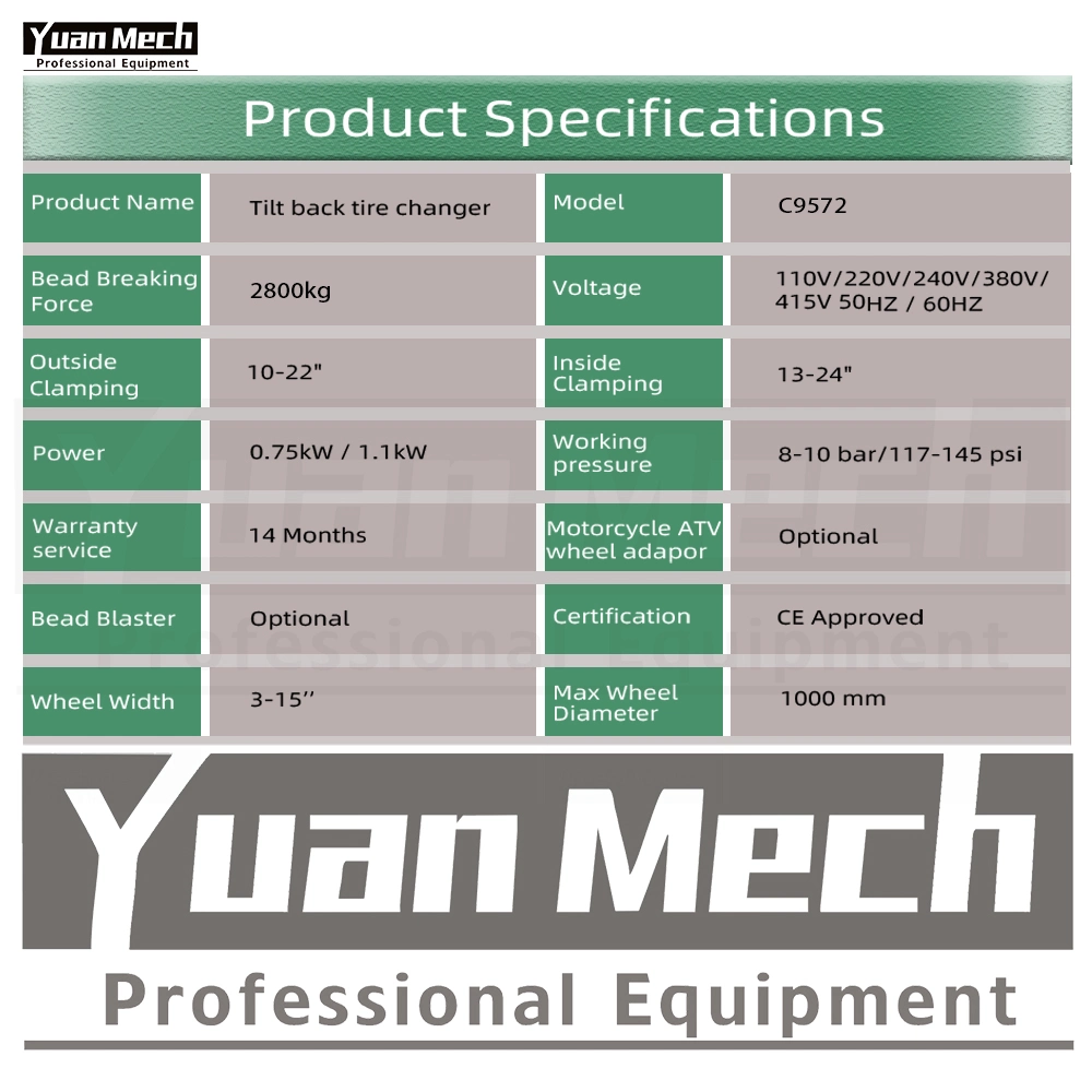 Vehicle Equipment Tire Changer and Wheel Balancer Combo Tire Removing Machine