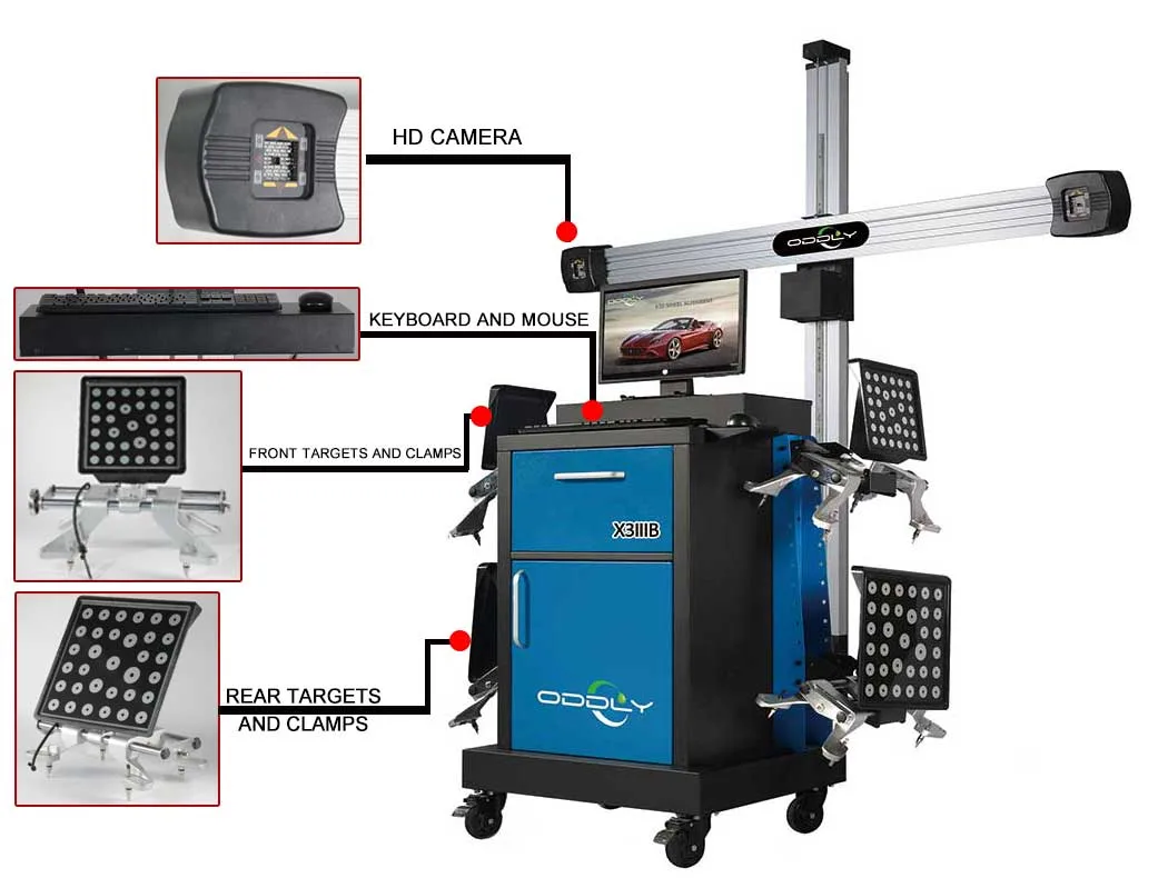 Car 3D Wheel Aligning Machine and Balancing Machine