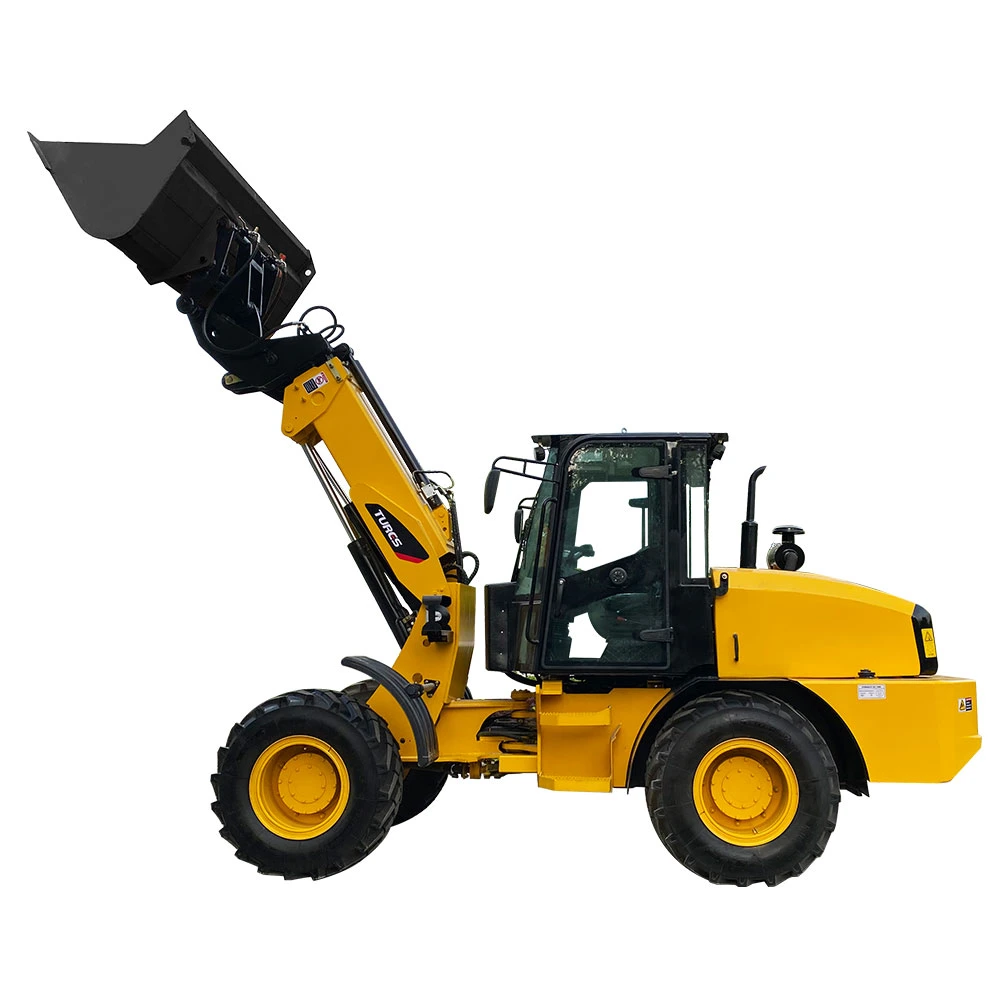 Heracles Yard Loader Micro Compact Hydrostatic Loaders Articulated Garden Shovel Tractor Loader Machine H180 Small Mini Front End Wheel Loader Price with Pallet