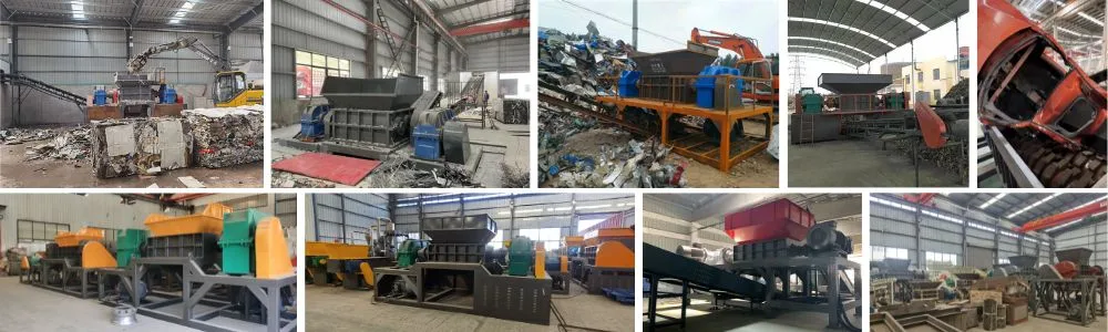 Heavy Industrial Can Iron Aluminum Car Steel Shredding Machine