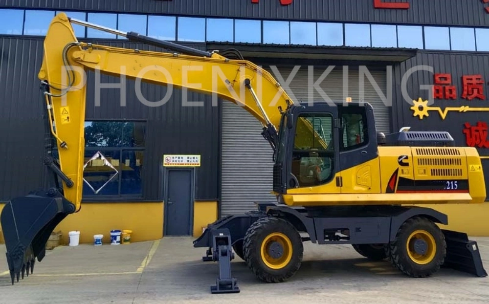 Scrap Grabbing on Wheel 18t 21ton Material Handling Wheel Excavator