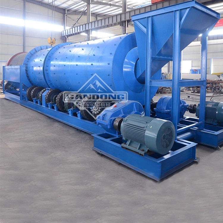 Alluvial Sticky Clay Gold Manganese Chrome Ore Washing Plant Rotary Drum Trommel Scrubber