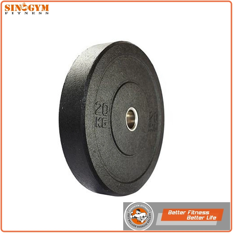 Black High Temp Crump Weight Lifting Bumper Plate