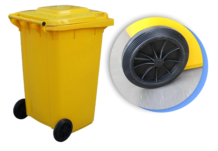 Chinese Factory Sales Directly, 100L, 120L, 240 L HDPE Plastic Dustbin Garbage Containers Waste Bin