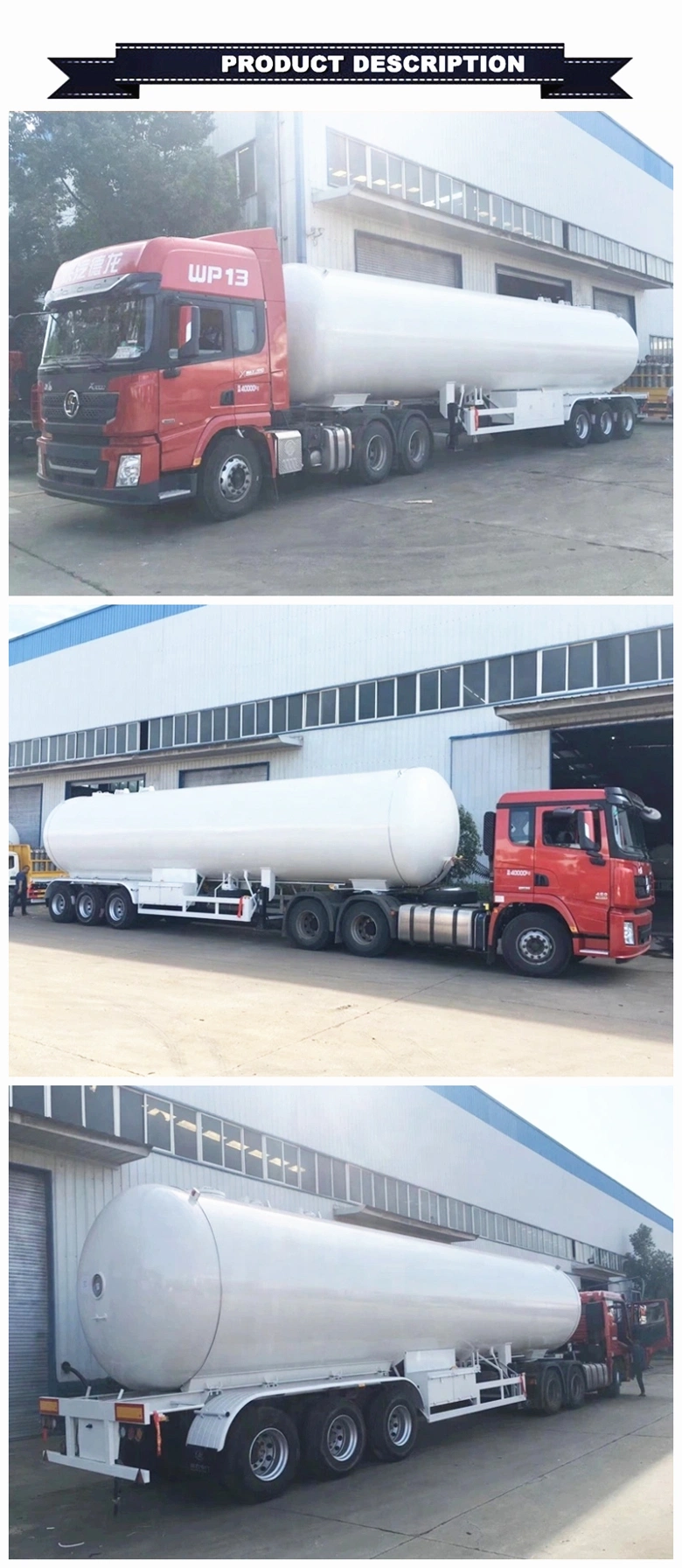 20tons Methane Propane Butane Gas LPG Tank Trailer for Mongolia