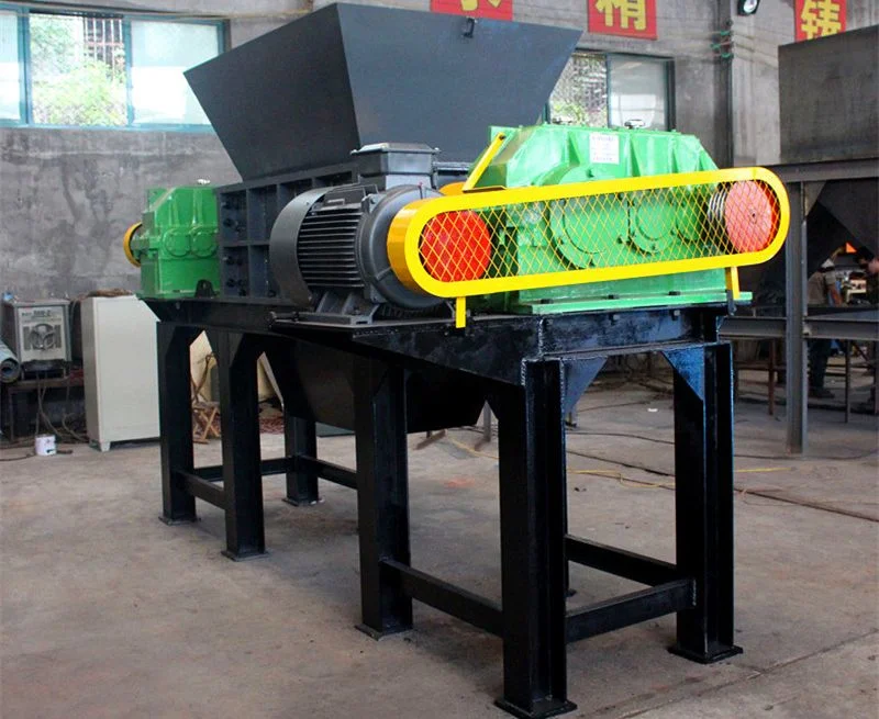 Industrial Heavy Duty Rubber Tire Recycling Shredders Car Wheel/Scrap Metal/Hard Disk Crusher