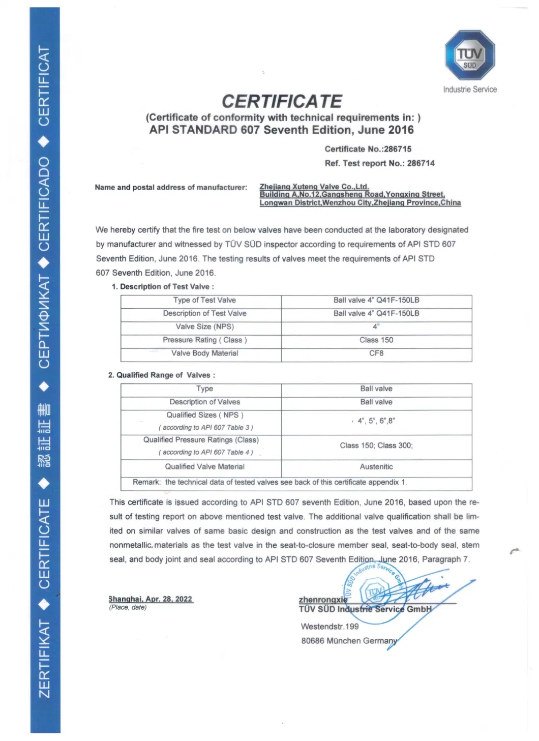 Stainless Steel Five-Way Flanged Ball Valve